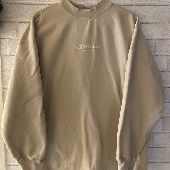 FEAR OF GOD - ESSENTIALS: Beige crewneck - Picture 10 of 11